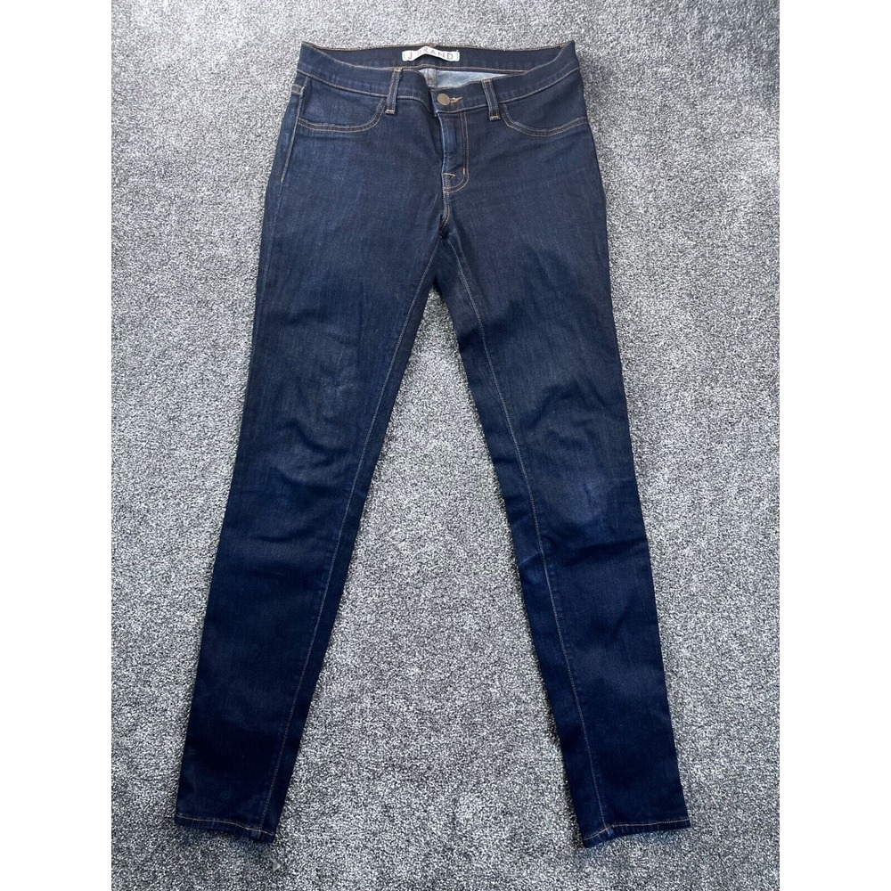 J‎ Brand Womens Super Skinny Jeans Starless Wash Size 31 Dark Denim